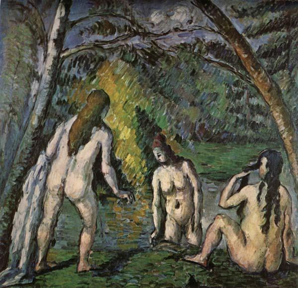 Paul Cezanne Three Women Bathing